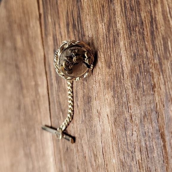 Mickey mouse tie clip vintage overflow - Picture 1 of 3